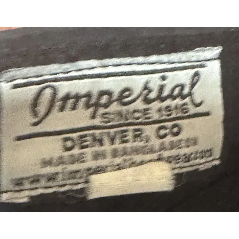 Vintage Imperial Pinehurst #8 Centennial Hat Strapback Canvas Cap Black